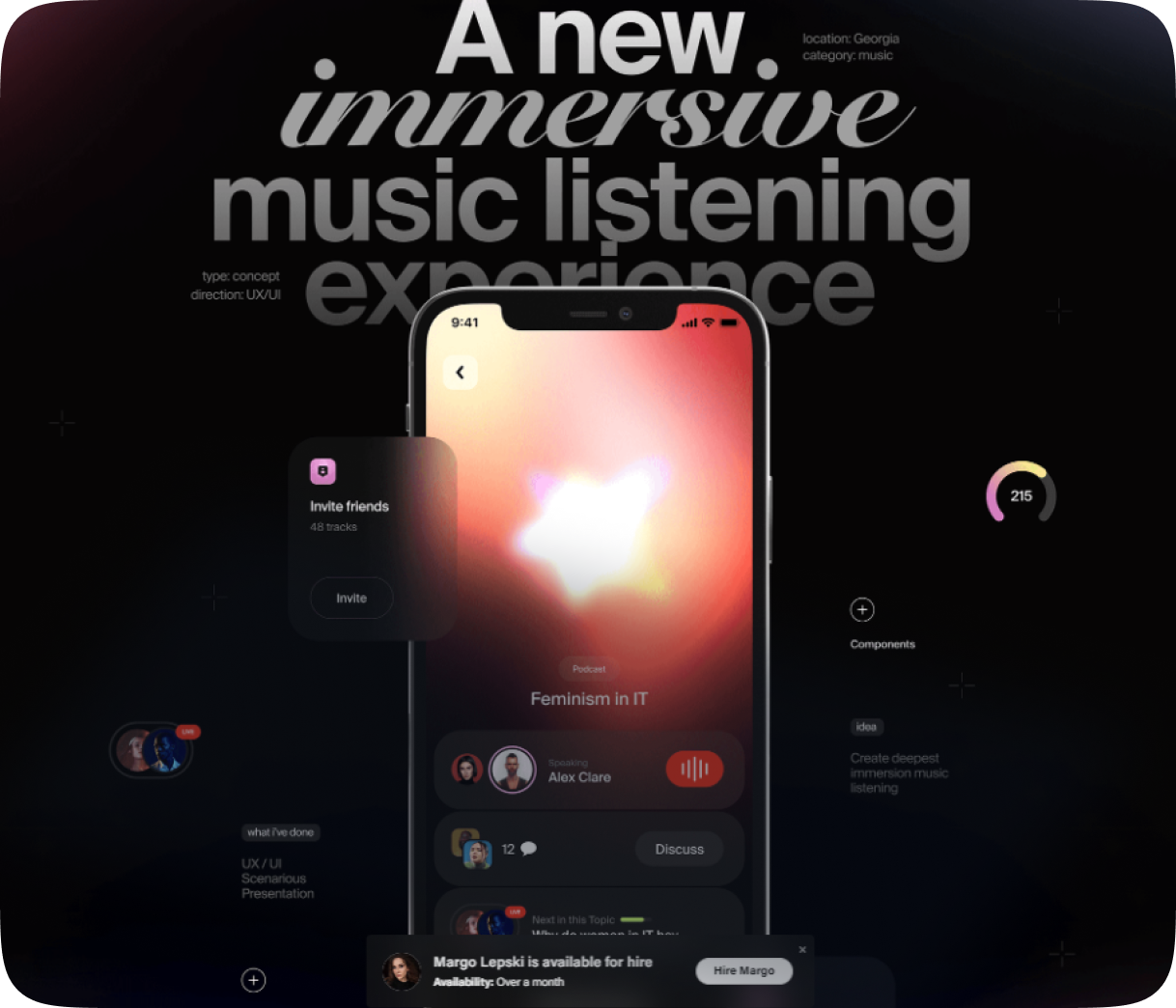 Mobile Application Interface